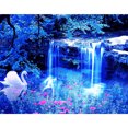 thumbnail image 1 of Cuadro de Arte de Mosaico de diamantes Wdftyju pintura de diamante 5D Lago de los cisnes, 1 of 9