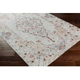 thumbnail image 3 of Mark&Day Washable Rugs, 2x3 Westside Traditional Light Gray Area Rug, Grey Orange Pink Carpet for Living Room, Bedroom or Kitchen (2' x 2'11", Machine Washable), 3 of 7