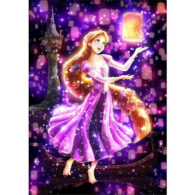 Diamante pintura 5D DIY completo redondo taladro princesa dibujo