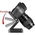 thumbnail image 4 of SUNTRADE Aluminum Alloy Z Flex Tilt Head Folding Quick Release Plate Stand Holder with Spirit Level Slide Rail for DSLR, 4 of 5