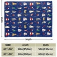 thumbnail image 6 of Christmas Throw Blanket Christmas Cat Printed Blanket Super Soft Flannel Fleece Blankets Winter Plush Fuzzy Warm Bed Blankets Xmas Holiday Decor for Couch Bed 50"X60", 6 of 7