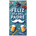 thumbnail image 2 of Mustache Design Father's Day Banner Hat Glasses Briefcase for Celebration Event Party Decoration, 2 of 8