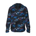 thumbnail image 2 of Picia Blue Sports Car Women's Men's UPF 50+ Sun Protection Hoodie Shirt Long Sleeve SPF Fishing Outdoor UV Hiking Lightweight Shirts-Small, 2 of 9