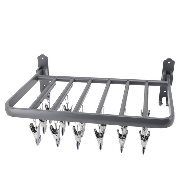 Foldable Sock Rack Aluminum Underwear Hanger Space Saving Load Bearing Clip Hangers, Waterproof, Multifunctional Storage