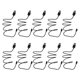 thumbnail image 1 of FUTUREORYY 10Ud Cable De Carga Negro Compatible Con Varios De Smartwatch, 1 of 8