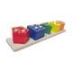 thumbnail image 4 of Clasificador de formas de madera, juguete que hace juego Montessori, bloques de reconocimiento de colores para niños de 1 a 3 años, niñas y bebés Estilo B, 4 of 9