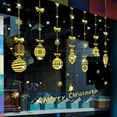 thumbnail image 4 of KOYPTL Christmas Window Clings Gold Glitter Christmas Stickers Merry Christmas Balls Removable Winter Window Stickers Decals for Christmas Party Decorations Home School Office Windows Glass, 4 of 6