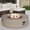 Gray, variant on VENTOPYR Outdoor Propane Fire Pit Coffee Table with Bronze Round Base Patio Heater
