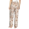 thumbnail image 3 of Goofa Dancing Cowboy Skeleton Printed Soft Pajama Pants for Women, Wide Leg Comfy Casual Lounge Yoga Pants-X-Large, 3 of 9