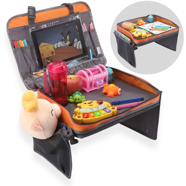 Kids Travel Tray Car Seat Tray Toddler Travel Tray Detachable Walmart