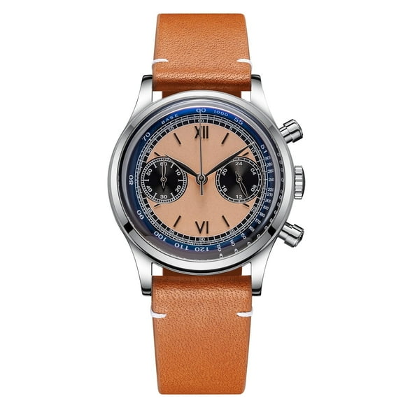 ADDIESDIVE Chronograph Watches for Men & Women 316L Steel Panda Dial Sport Watch with Japanese Quartz Movement Dive Watch 100M Waterproof