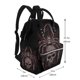 thumbnail image 2 of Disketp Spider with Skull Mochila de Pañales de Gran Capacidad con Múltiples Bolsillos, Mochila de Viaje Multifuncional para Bebé, Unisex, Moderna y Resistente, 2 of 6