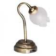 thumbnail image 2 of Dollhouse Table Lamp Model, Glass Dollhouse Miniature Table Lamp Metal Battery Powered Soft Lighting  For Doll Bedroom ANGGREK Dollhouse Miniature Lamp, 2 of 8