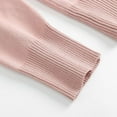 thumbnail image 5 of Odbmxy Women Sweater V-Neck Long Sleeve Sweaters for Women Plus Size Cardigan Knitted Button up Regular Pink Sweaters, 5 of 6