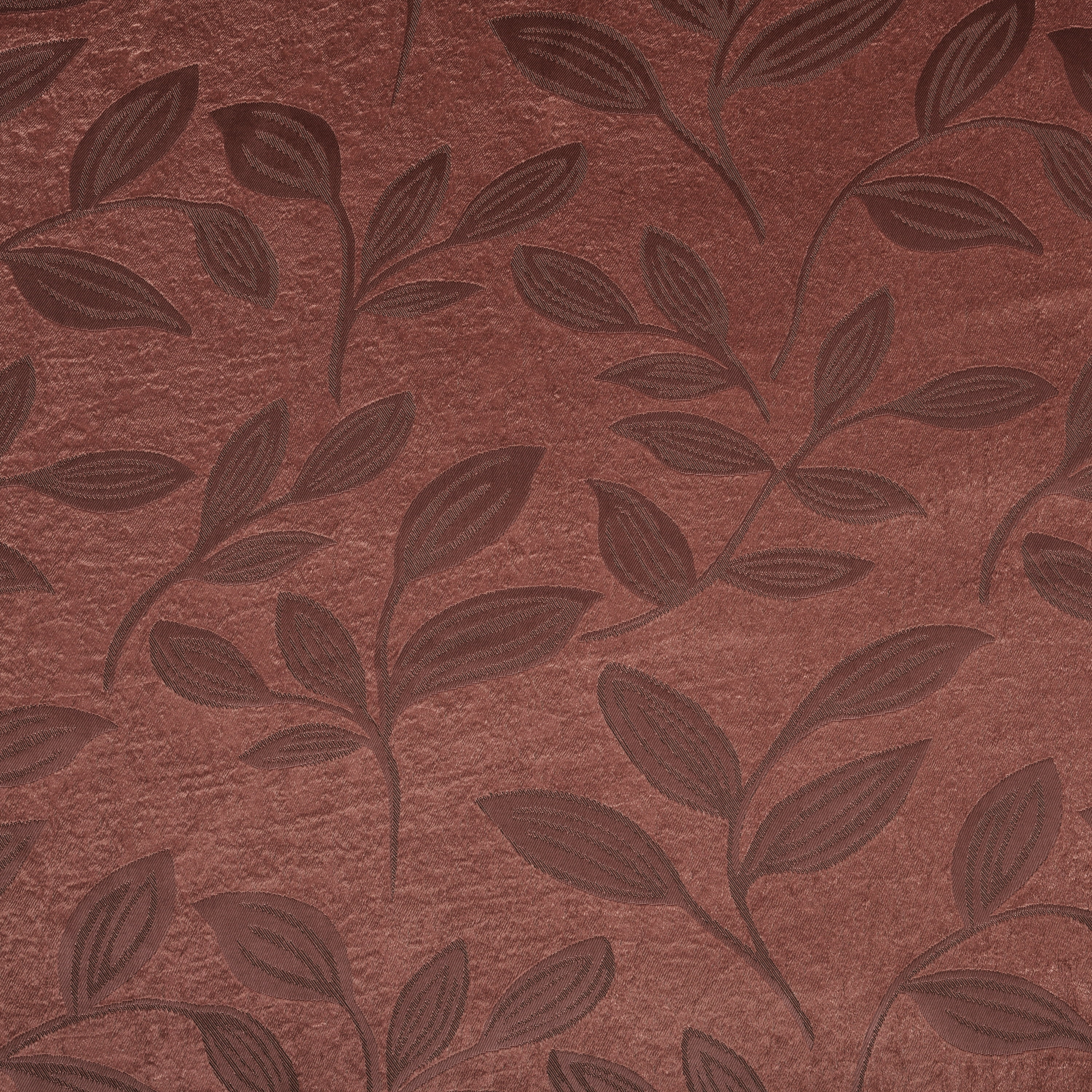 Leaves Blackout Curtain Panels, 26" x 84", Antique Copper by Blue Nile Mills