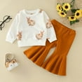 thumbnail image 2 of Futezty Toddler Boys Girls Clothes Fall Winter Outfit Sets, Set For Kids Long Sleeve Round Neck Cute Elastic Waist 1T 2T 3T 4T 5T 6T 2PCS Everyday, 2 of 8