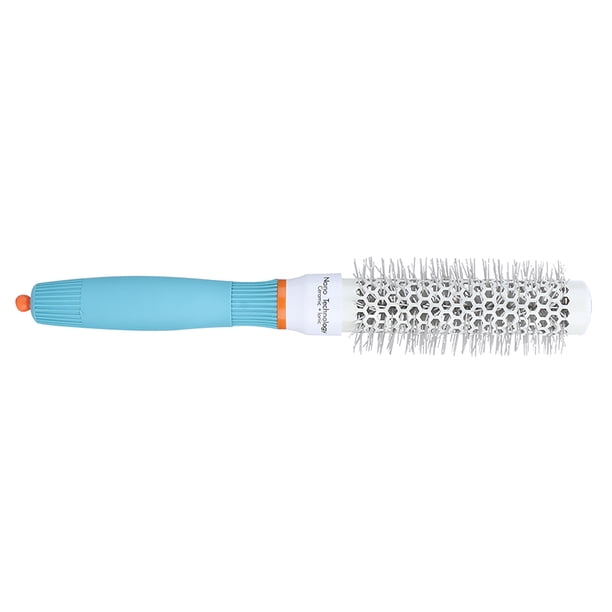 Cepillo de pelo barril redondo, secador pelo, cepillos redondos para rizar mujeres cepillo Girld salón calor preciso térmico redondo el hogar cerdas cabello EOTVIA No