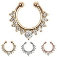 thumbnail image 2 of Nose Ring Fashion Rhinestone Decorative Creative Nose Hoop Nose Piercing Jewelry, 2 of 6