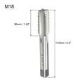 thumbnail image 2 of Unique Bargains Metric Machine Tap Left M18 Thread 2.5 Pitch H2 4 Flute High Speed Steel, 2 of 5