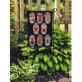 thumbnail image 2 of SIDONKU Vintage Circus Collection The Strong Man Siamese Twins Entertainer Air Acrobat Snake Lady Juggler Garden Flag Decorative Flag House Banner 28x40 inch, 2 of 2