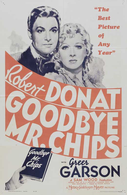 Goodbye Mr. Chips movie POSTER (Style C) (27" x 40") (1939) Walmart