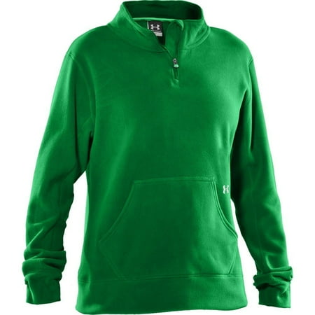 - Under Armour Extreme Coldgear Hundo 1/4 Zip Microfleece Top-Green-S