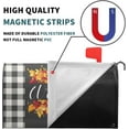 thumbnail image 6 of Autumn/Fall Leaf Mailbox Covers Magnetic Black White Pliad and Autumn Outdoor Mailbox Cover Standard Size 18 X 21 Pumpkin Holiday Mailbox Wrap Post Letter Box Cover Decorative for Home Garden, 6 of 6