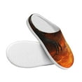 thumbnail image 3 of Lsque Fiery Dragon Of Chaos Pattern Womens Comfort Cotton on Scuff With Memory Foam and Anti-skid Sole Slipper-37/38, 3 of 7