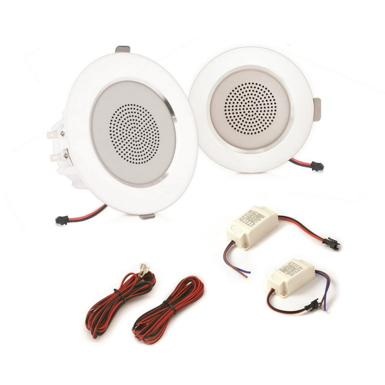 4 Speakers 6.5 Bluetooth Ceiling / Wall Speaker Kit, Flush Mount 2-Way  Home 68888772488