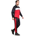 thumbnail image 3 of Men's 2-Piece Tracksuit Coral Blocks Jogger Track Jacket & Trackpants Jogging Suit Outfit, 3 of 5