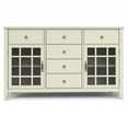 thumbnail image 4 of Simpli Home Connaught 60 inch Wide Solid Wood Traditional Sideboard Buffet in Antique White, 4 of 15