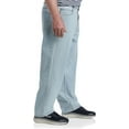 thumbnail image 3 of Harbor Bay by DXL Men's Big and Tall Rugged Loose-Fit Jeans, Light Wash, 64W x 30L, 3 of 8