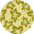 thumbnail image 1 of Ahgly Company Machine Washable Indoor Square Transitional Dark Golden Rod Brown Area Rugs, 3' Square, 1 of 7