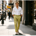 thumbnail image 2 of HBDesign Men's Seersucker Striped Pants, Lightweight Breathable Summer Casual Pants for Daily Outdoor Wear, 2 of 7