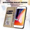 thumbnail image 4 of Compatible avec iPhone 8 Plus Étui Portefeuille Motif Animaux Mignons avec Fentes pour Cartes Couverture Rabattable, 4 of 5