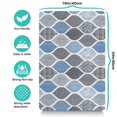 thumbnail image 5 of Boho Retro Floral Pet Feeding Mat-Absorbent Pet Placemat for Food and Water Bowl, with Waterproof Rubber Backing, Quick Dry Water Dispenser Mat for Dog and Cat (16"x24"), 5 of 7