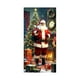 thumbnail image 2 of Christmas Door Curtain Santa Claus Polyester Fabric Decorative Cover for Holiday Party Wall and Door Hanging Festival Home Decor, 2 of 6