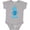 AC-Heather Grey, variant on Blue robot Boys or Girls Baby Bodysuit
