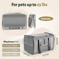 thumbnail image 4 of DENZUS Large Cat Carrier , Pet Carriers for Cat and Dog up to 25lbs, All-Sided Large Mesh Cat Carrier with Great Ventilation, Portable for Traveling, 4 of 8