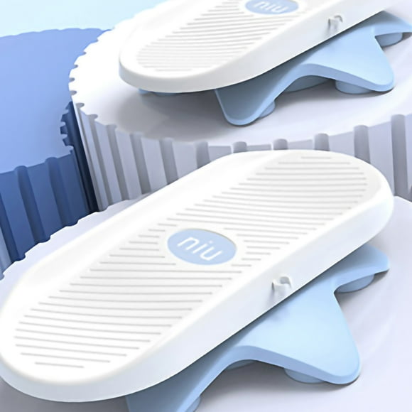 1 Pair Split Waist Twist Board Double Pedal Mute Waist Twisting Disc Dance Turnable Disc Home Fitness Equipment Blue,
