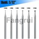 thumbnail image 4 of For 6 Pcs Open Mouth Cup Burr 332 Inch Shank Jewelry Setting Cup Burs Wire Rounder Bits Lapidary, 4 of 5