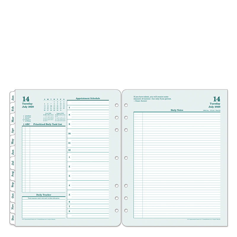 Apr 2020 Mar 2021 FranklinCovey Classic Original Daily Ring-Bound Planner
