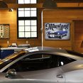 thumbnail image 4 of Placa de Metal Vintage de hierro, motores Mustang, pintura Rectangular, decoración de pared, 40x30cm, 4 of 9