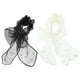 thumbnail image 3 of 2 coleteros de malla con cuentas para fiestas y uso diario Coletero elástico de alta elasticidad para mujer Accesorio de moda para todo tipo de peinados, 3 of 8