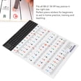 thumbnail image 4 of Piano Keyboard Stickers, Removable 3 In 1 Piano Keyboard Letters  For 88 61 54 49 Key, 4 of 8