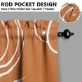 thumbnail image 3 of Tier Curtains Autumn Aesthetic Fall Leaves and Pumpkins Rustic Harvest,27.5x36in kitchen curtains fall holiday curtain, 3 of 4