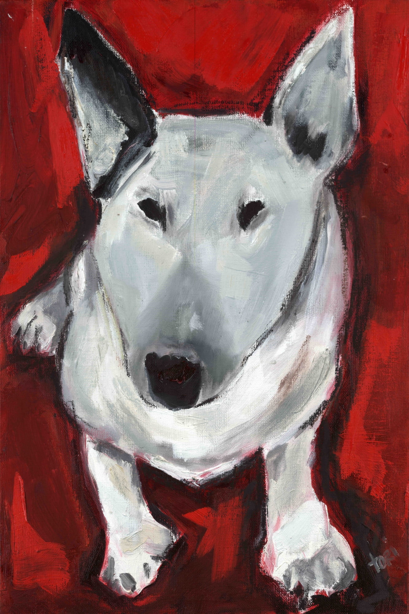 Marmont Hill "T-DoG" by Tori Campisi Painting Print on Canvas