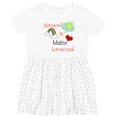 thumbnail image 3 of Inktastic Someone in Maine Loves Me Girls Toddler Dress, 3 of 5