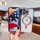 thumbnail image 3 of Lujo Chapado Magnético Para Mag Funda De Carga Inalámbrica Segura Para IPhone 11 12 13 Pro Max 14 Plus, 3 of 4