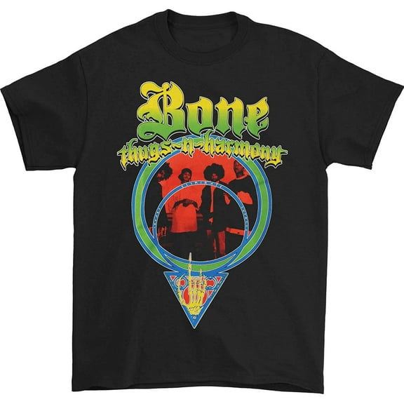 Bone Thugs-N-Harmony Men's I.E.S. T-Shirt Black Medium | Licensed Control Industry Merchandise